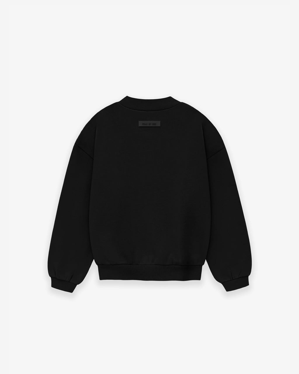 Kids Essentials Crewneck Jet Black