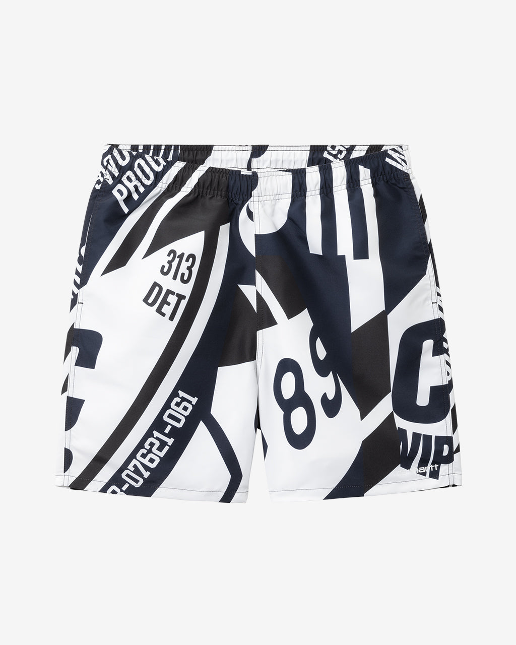 Island Swim Trunks Marina Print/Atom Blue