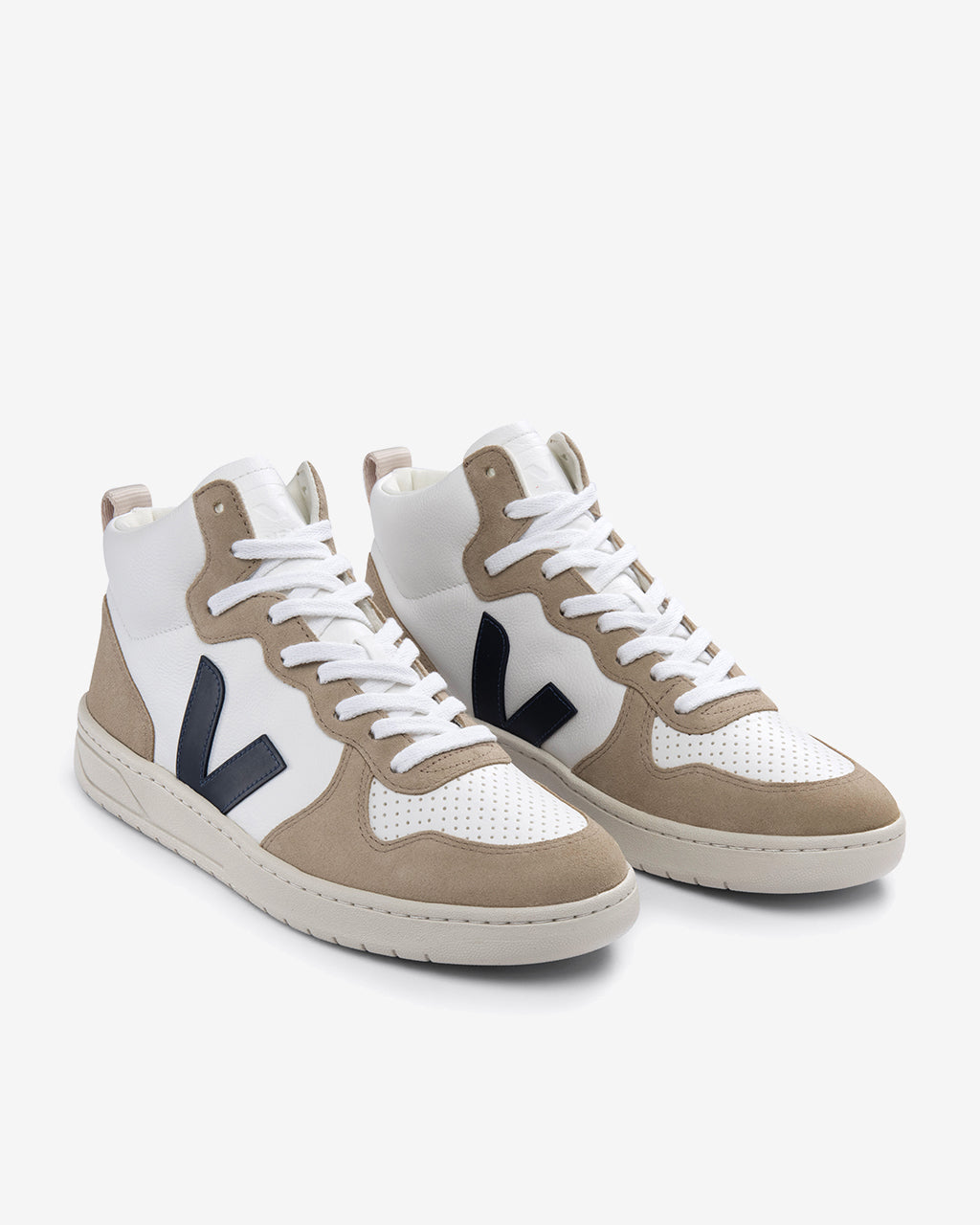 V-15 Leather Extra White Nautico Sahara